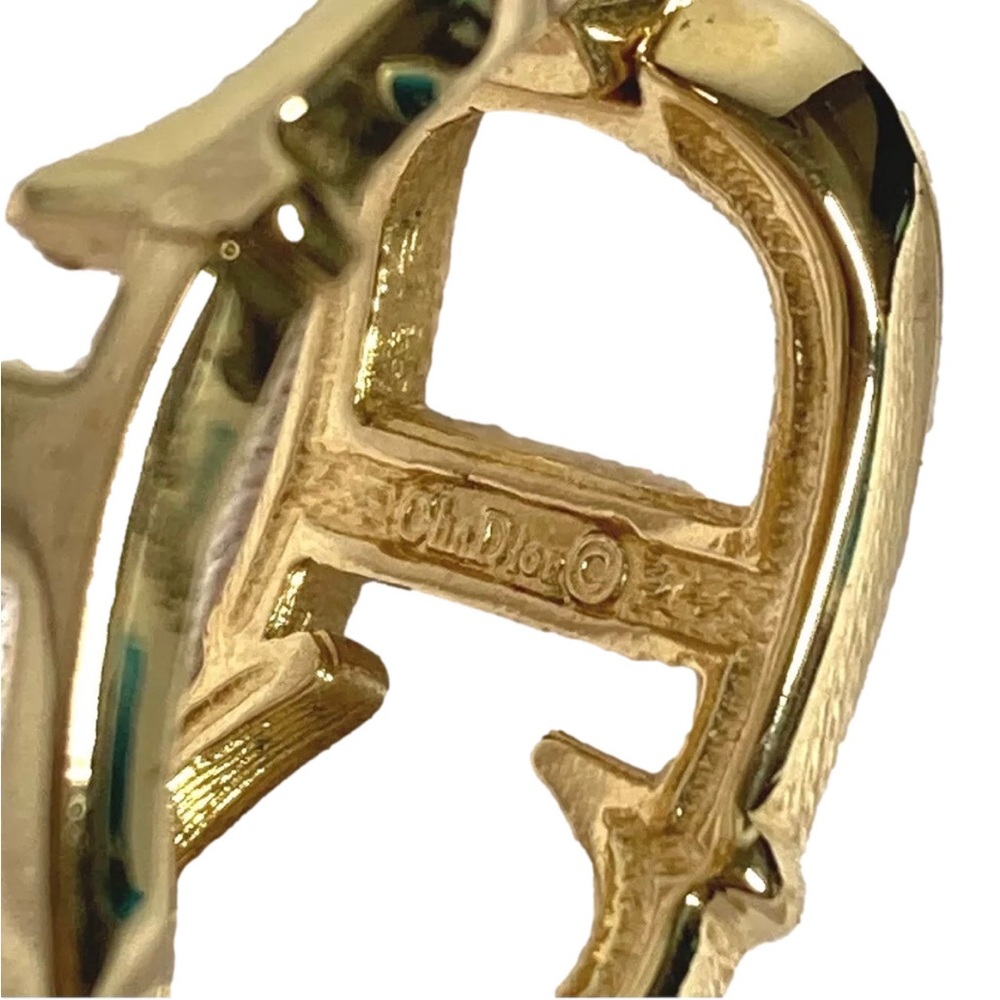 Rare Vintage Dior CD Ring / Scarf Ring - Picture 7 of 7